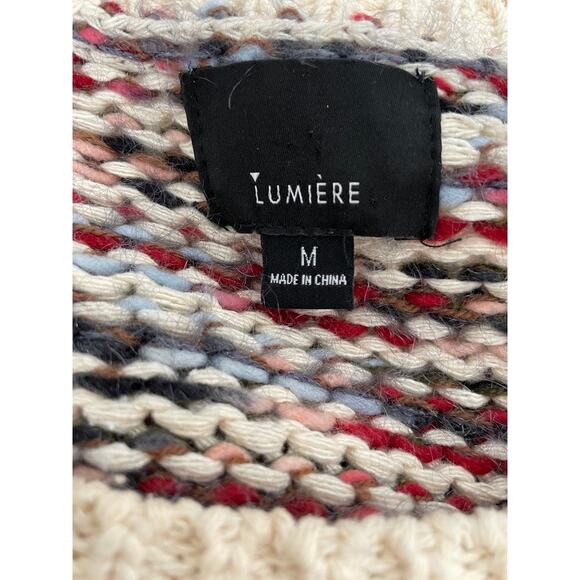 Lumiere Striped Pullover Knit Multi Colored Sweater - Picture 3 of 8